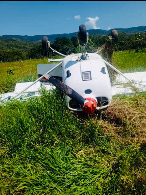 Aterrizaje forzoso de aeronave en Bejuma dejó dos personas ilesas