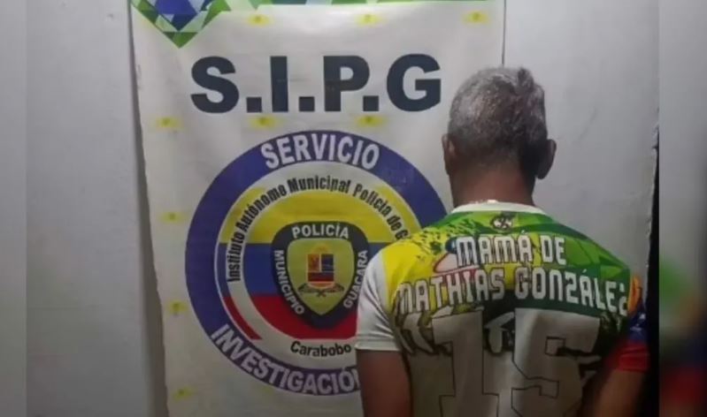 Detenido hombre por mostrar sus partes íntimas a un niño de 7 años en Guacara