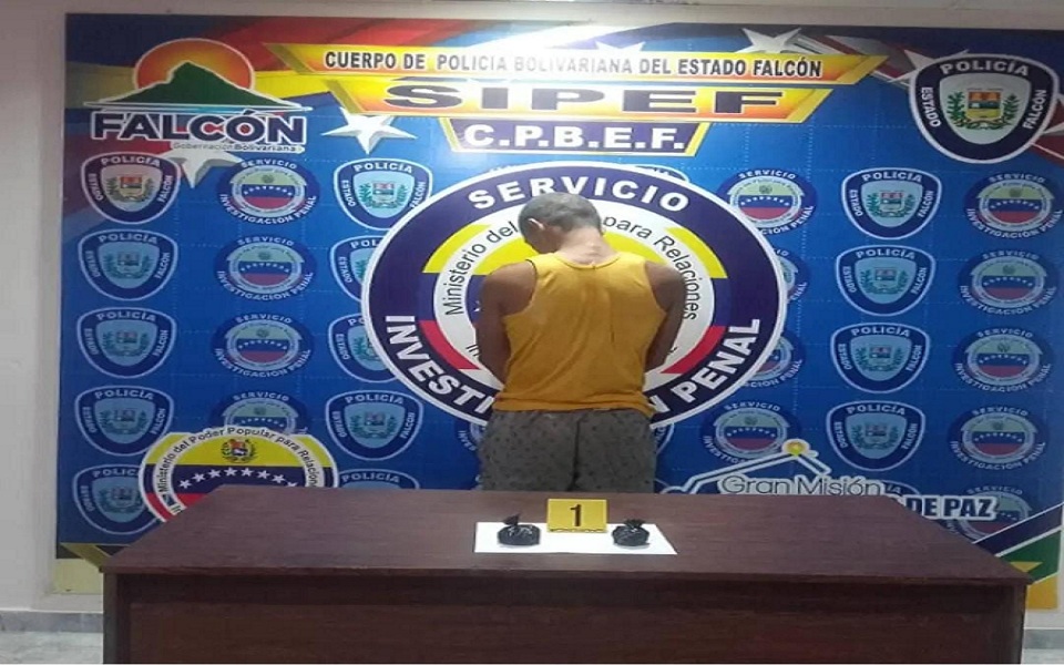 Capturan a un sujeto por microtráfico de droga en Falcón