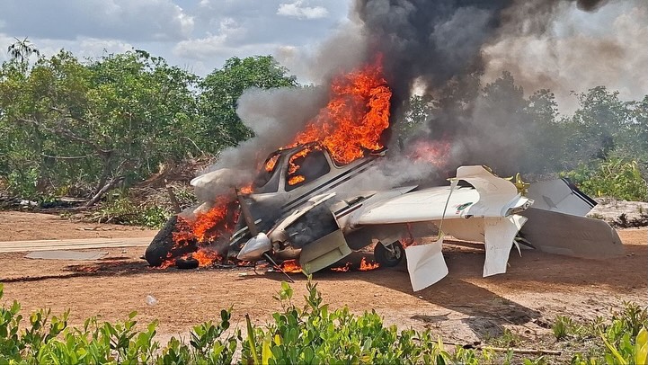 FANB destruyó aeronave vinculada al narcotráfico y al grupo Tancol en Amazonas