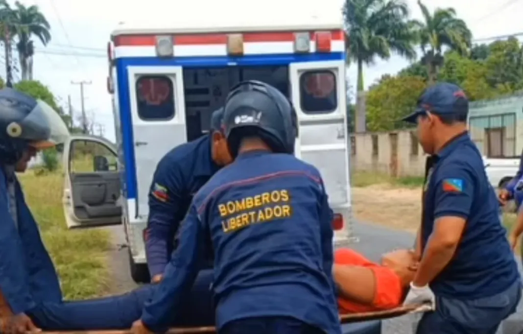 Funcionaria PNB accidente