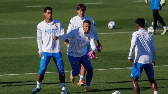 Kylian Mbappé regresa para la vuelta contra el Manchester City Mbappé y Bellingham regresan para la vuelta contra el Manchester City