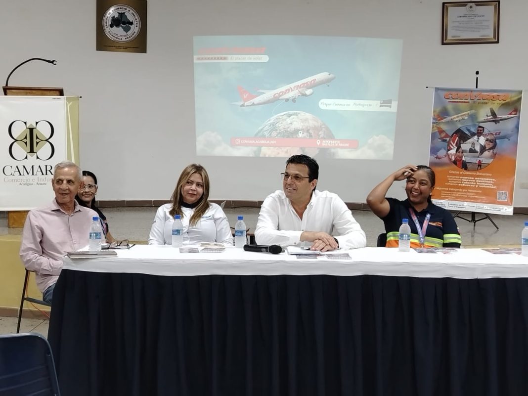Fedecámaras Portuguesa lideró encuentro con Conviasa para reactivar la ruta aérea Acarigua - Caracas