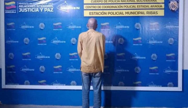 Capturado septuagenario por presunto abuso sexual en Aragua CPNB Aragua