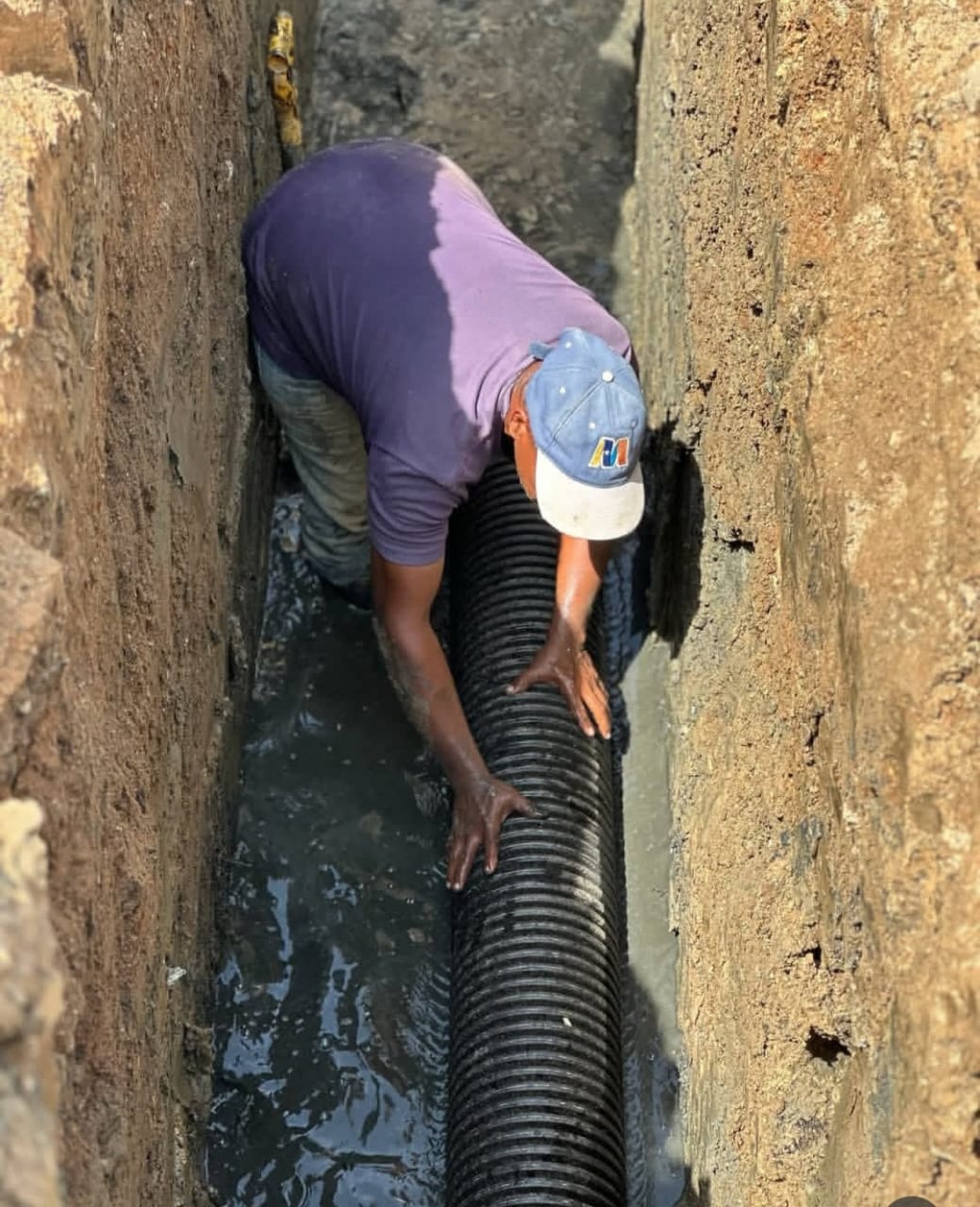 Restablecido sistema de aguas servidas en Guacara tras reparaciones Tuberías Guacara