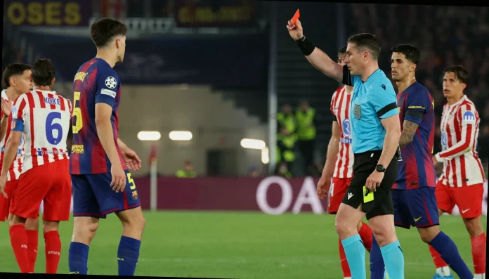 Barcelona evalúa hacer una queja formal a la UEFA por el arbitraje ante Atlético de Madrid Barcelona evalúa hacer una queja formal a la UEFA por el arbitraje ante Atlético de Madrid