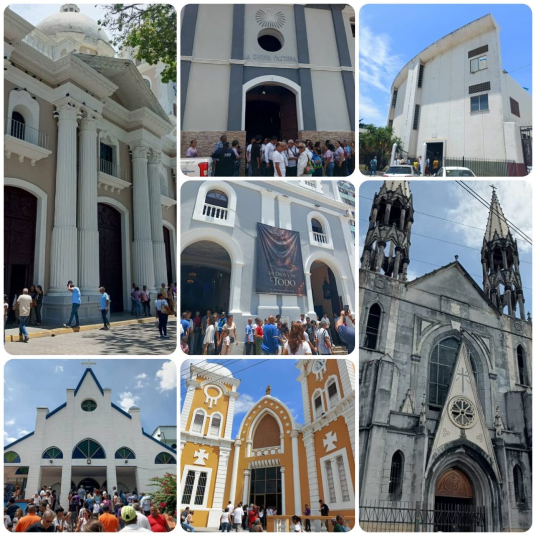 Carabobeños desbordaron el centro de Valencia por el recorrido de los siete templos Carabobeños recorrieron con fe los siete templos