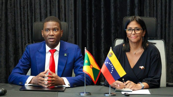 Delcy Rodríguez y primer ministro de Granada revisaron áreas de cooperación bilateral Delcy Rodríguez y primer ministro de Granada revisaron áreas de cooperación bilateral