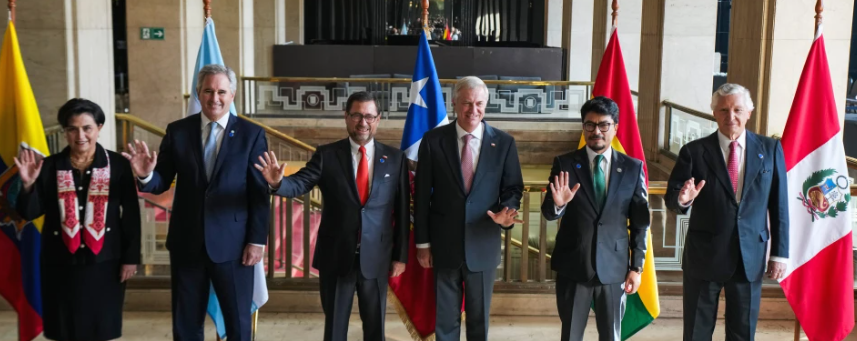 Chile, Argentina, Perú, Ecuador y Bolivia sellan un compromiso para frenar el crimen organizado