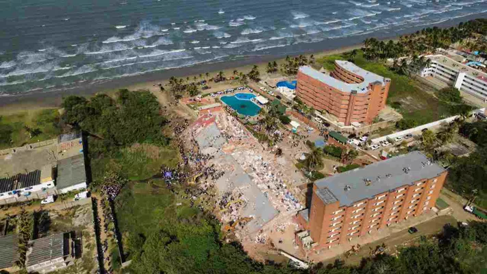 Suman 11 los fallecidos tras colapso del complejo La Mar Suites