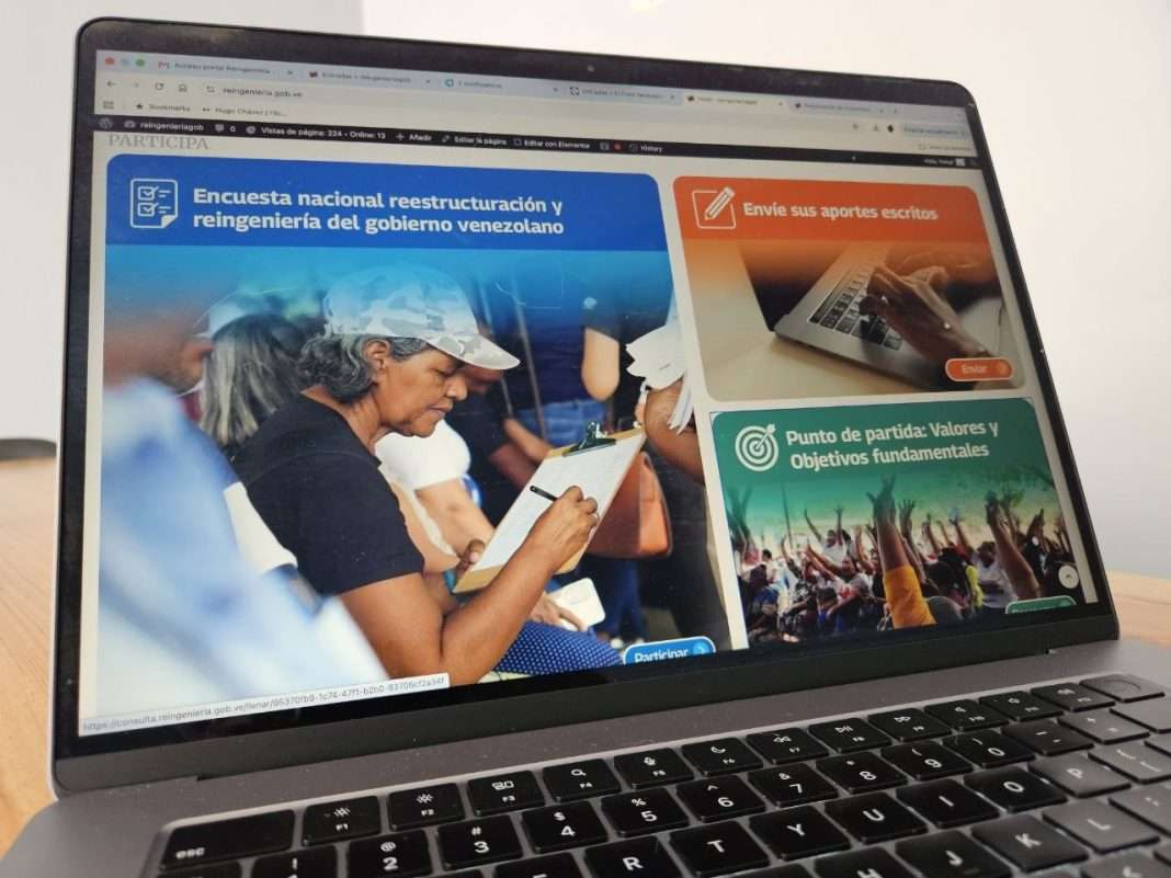 Comisión presidencial activa consulta digital sobre reingeniería del Gobierno