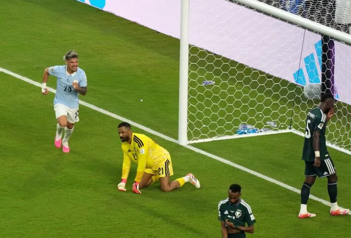 Arabia Saudí y Uruguay protagonizaron empate