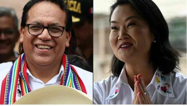 Sánchez adelanta a Fujimori en una contienda electoral aún sin definir en Perú