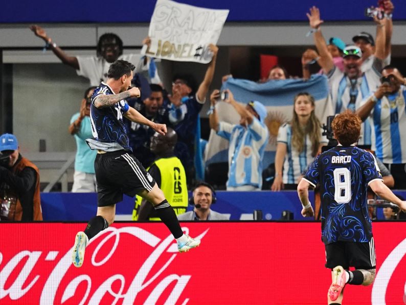 Messi, el primero en marcar en 7 partidos seguidos del Mundial