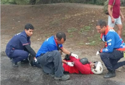Puerto Cabello: Motorizado herido tras impactar con camioneta
