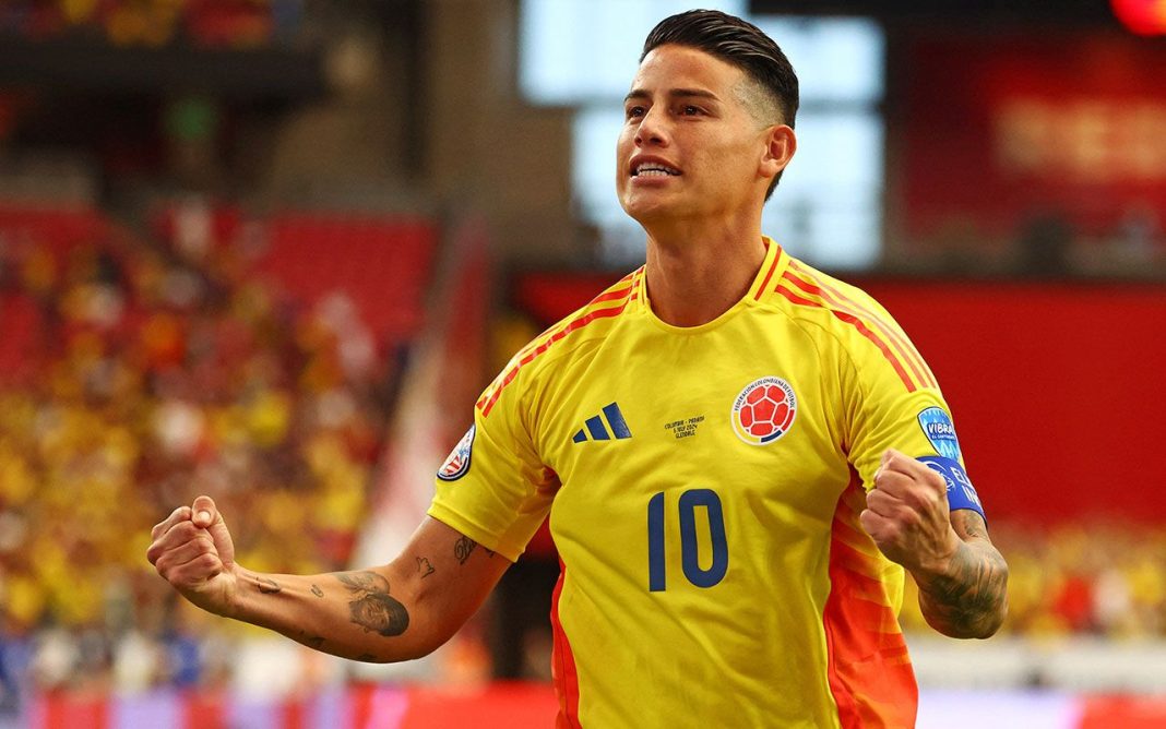 El colombiano James Rodríguez sueña con llegar a la final