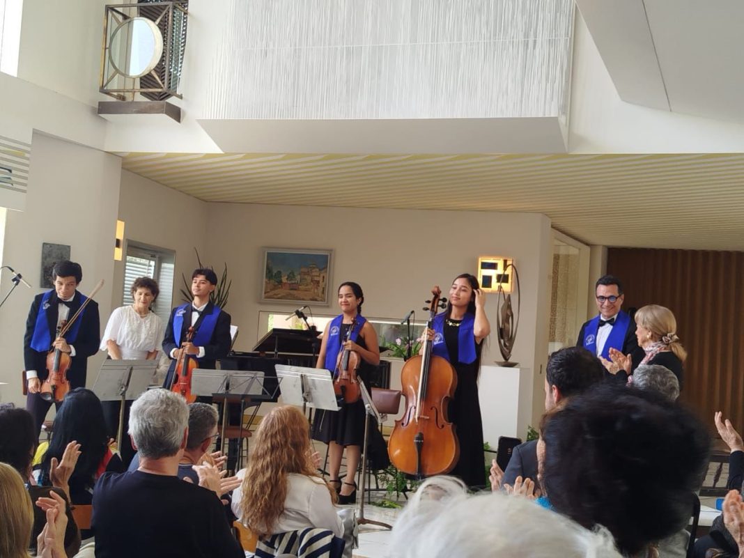 Cuarteto de cuerdas del Consermuca participó en el Centenario del maestro Gonzalo Castellanos Yumar