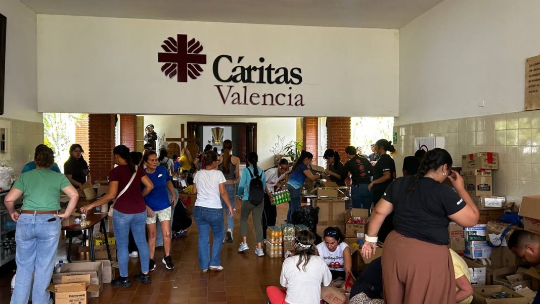 Cáritas Valencia envió dos camiones con insumos para los afectados por terremotos