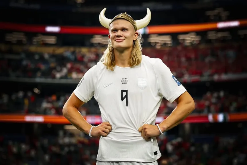 Erling Haaland ve poco probable ganarle a Brasil
