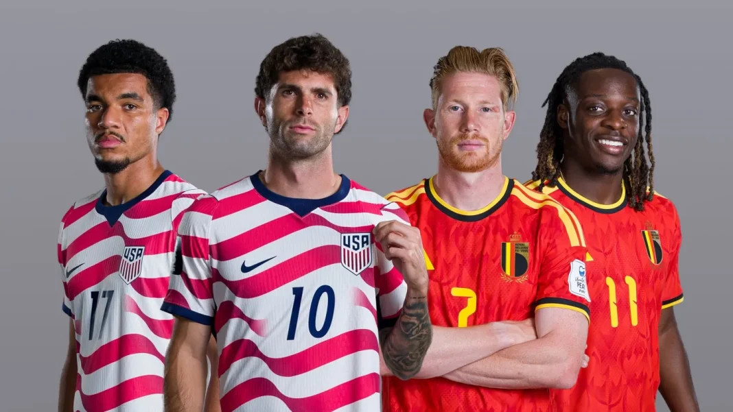 Estados Unidos, el último anfitrión, enfrenta a Bélgica