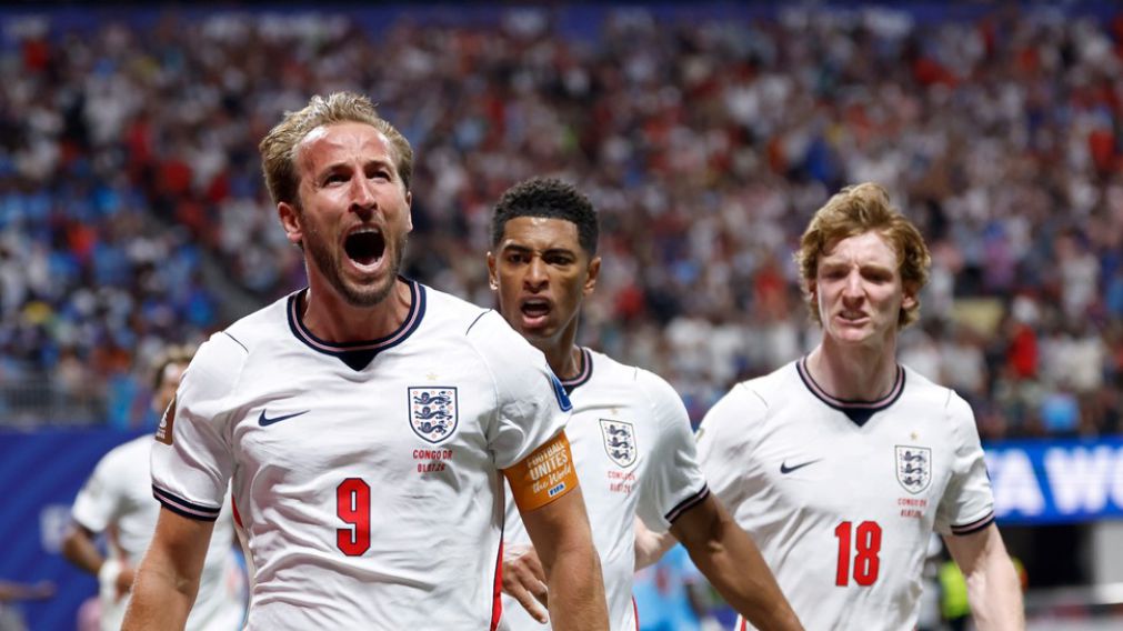 Harry Kane se vistió de héroe y marca doblete a la República del Congo