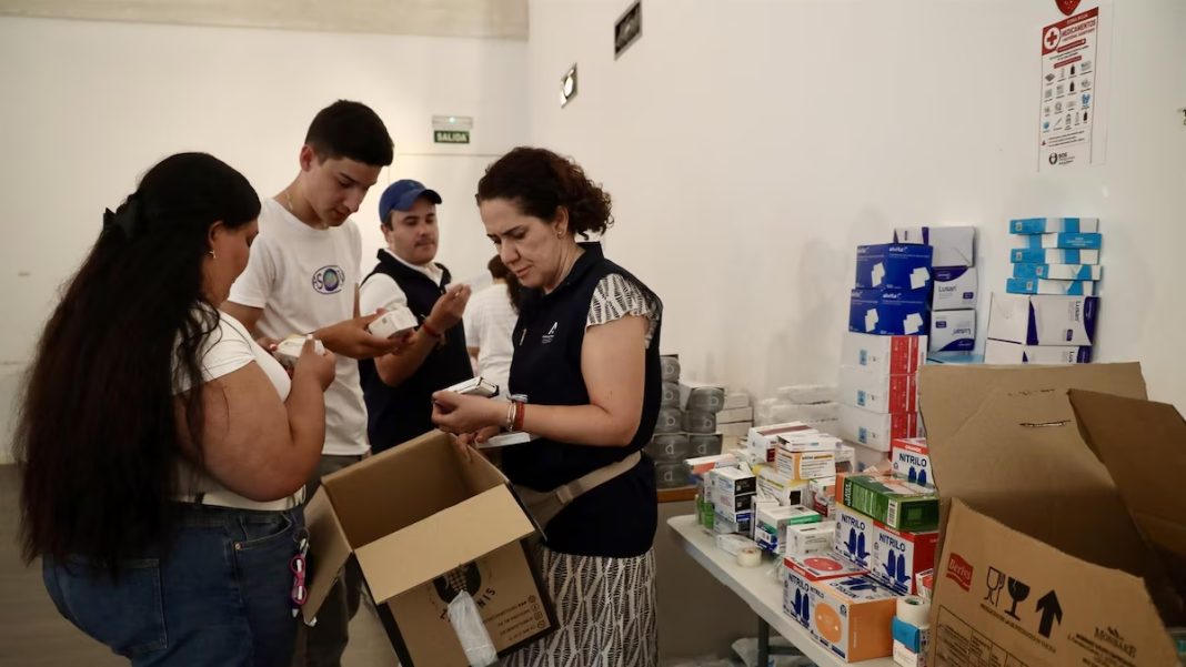 Málaga recoge material sanitario para víctimas en Venezuela