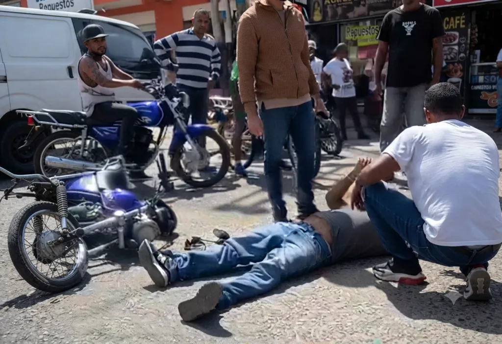 Motorizado resulta herido tras colisión en Guacara