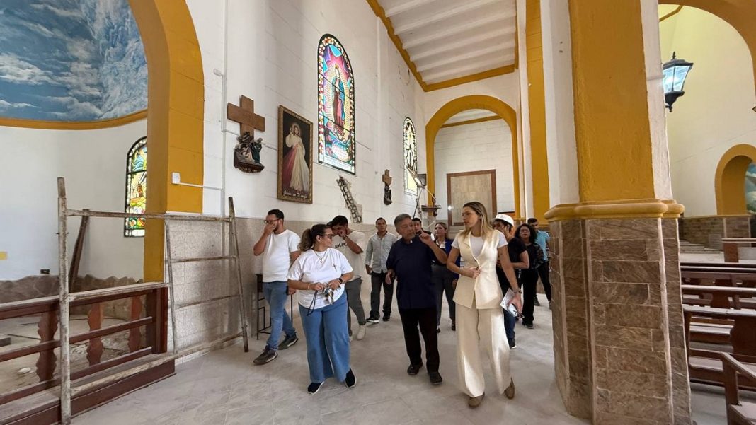 Alcaldía de Naguanagua ejecuta restauración de la Iglesia Nuestra Señora de Begoña tras terremotos