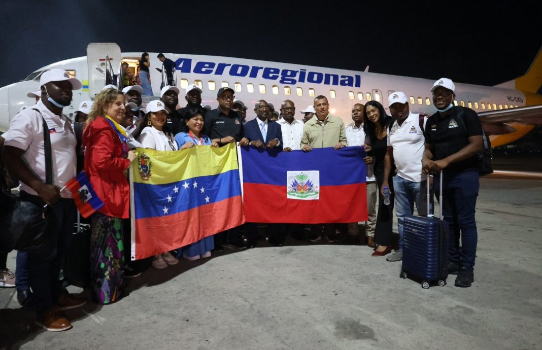 Profesionales de la salud, médicos y otros especialistas de Haití llegaron a Venezuela