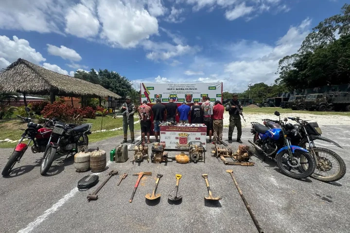 GNB detiene a personas involucradas en la práctica de minería ilegal en Carabobo