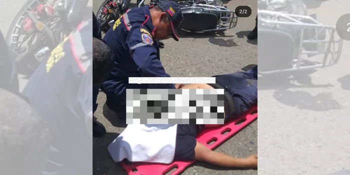 Funcionario de la PNB murió durante choque en el Mercado Mayorista