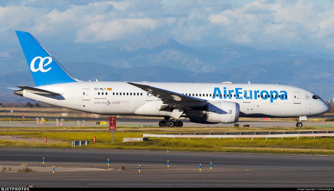 Air Europa opera desde Valencia