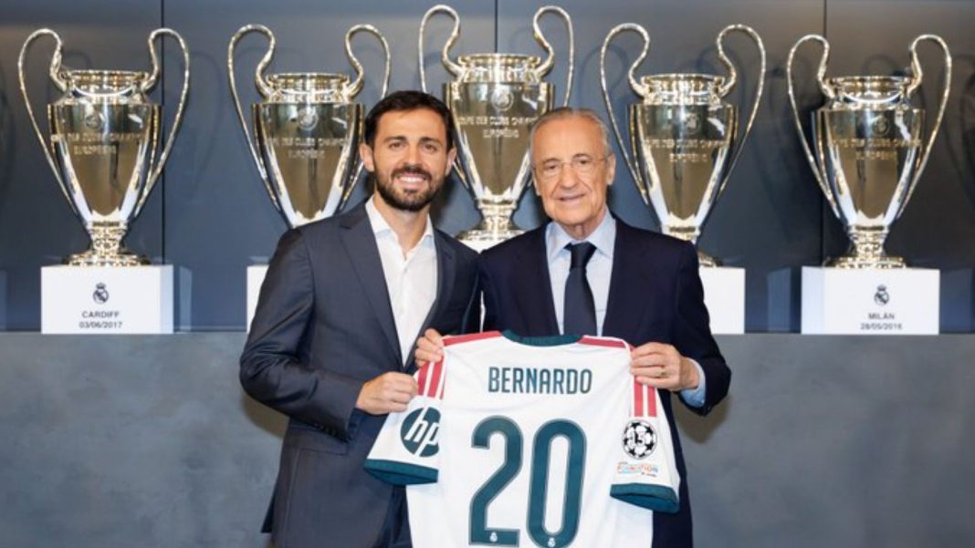 Bernardo Silva es oficialmente presentado por el Real Madrid
