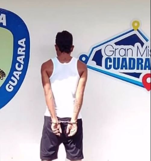 Detenido hombre que agredió a su expareja en Guacara