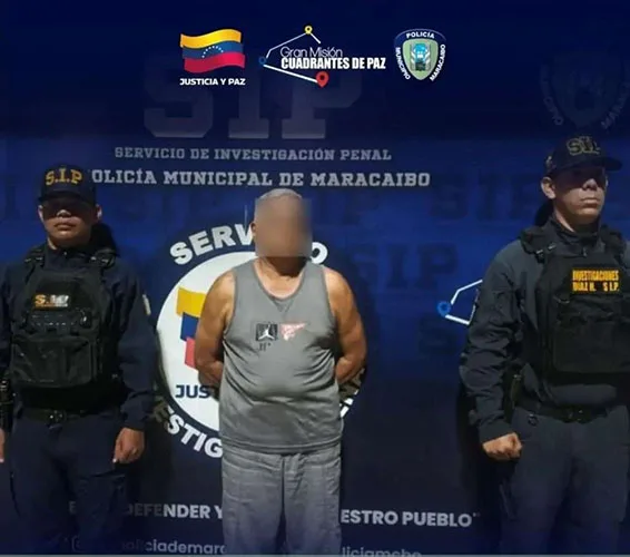 Capturado sujeto por violar a una mujer de 51 años de edad en Maracaibo