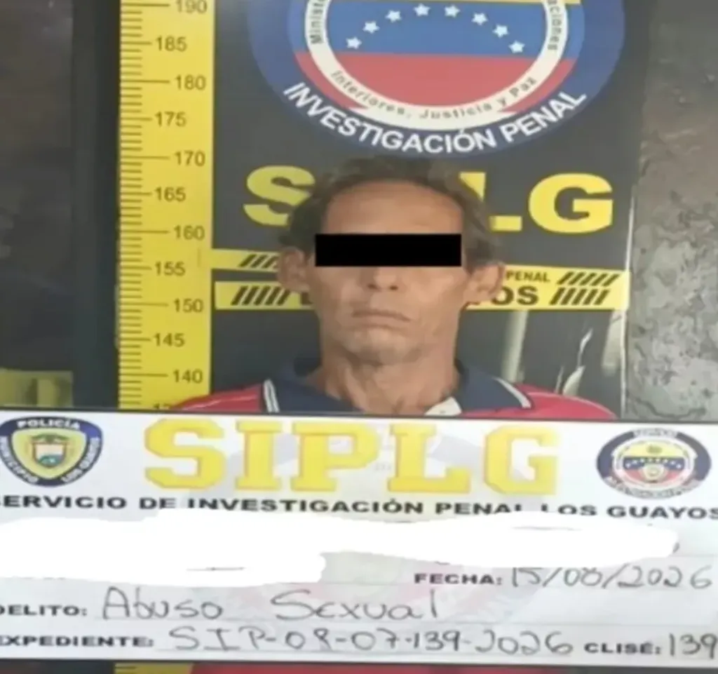 Capturan sujeto por abuso de una niña de ocho años en Los Guayos