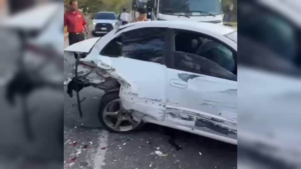 Colisión múltiple provocó fuerte retención vehicular en San Diego