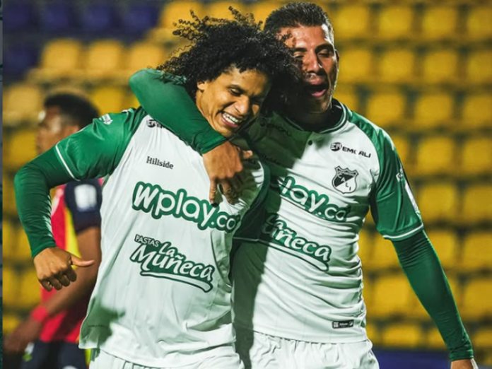 Eduard Bello se estrenó con gol en su debut con Deportivo Cali