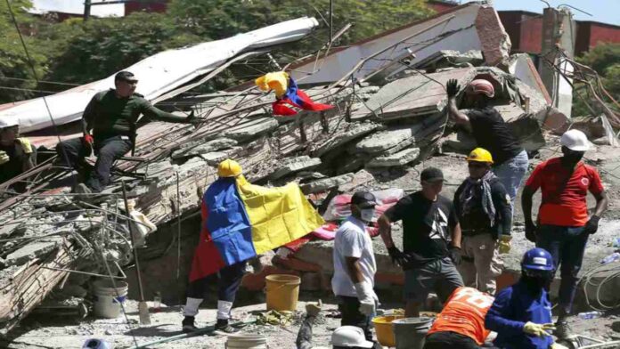 Terremoto de 7.4 en Colombia deja hasta el momento 294 muertos y 935 heridos