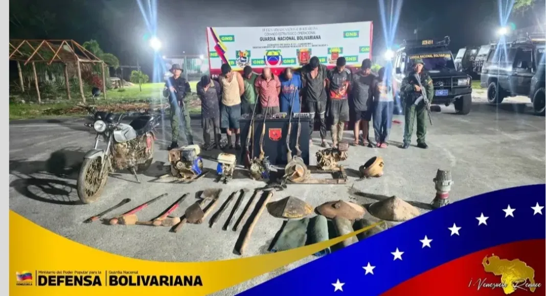 Detienen nueve personas en operativo militar y policial en el municipio Libertador