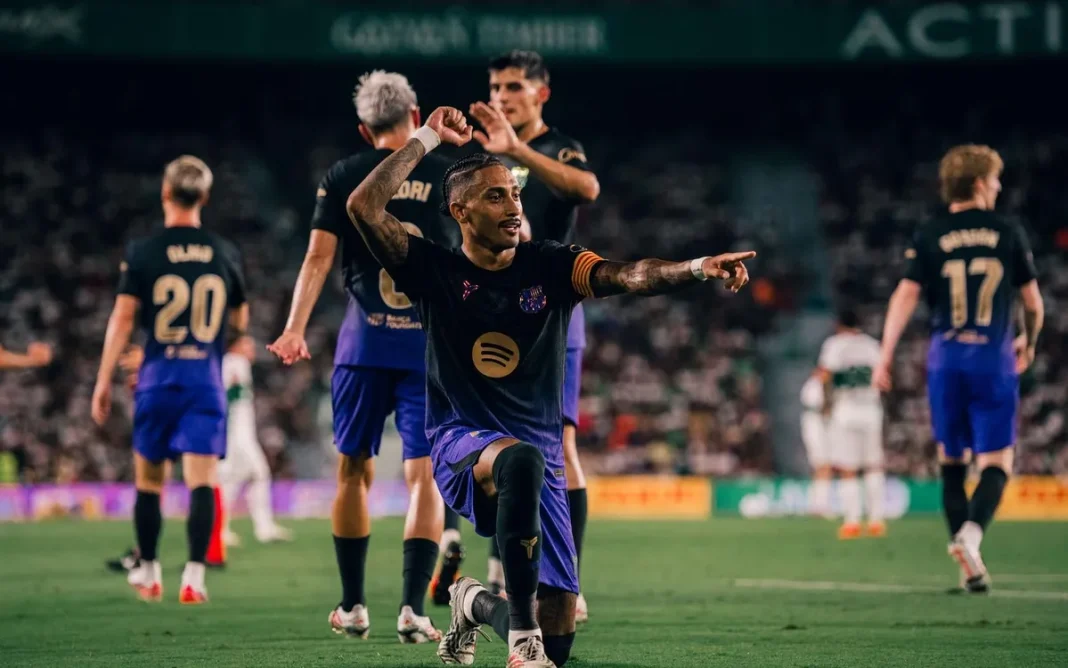 Exhibición de Barcelona ante Elche en su debut liguero