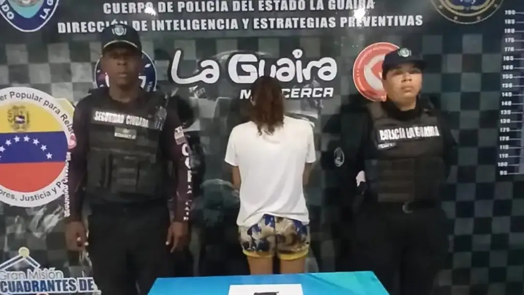 Quedó presa tras asestarle un cuchillazo a su pareja en La Guaira