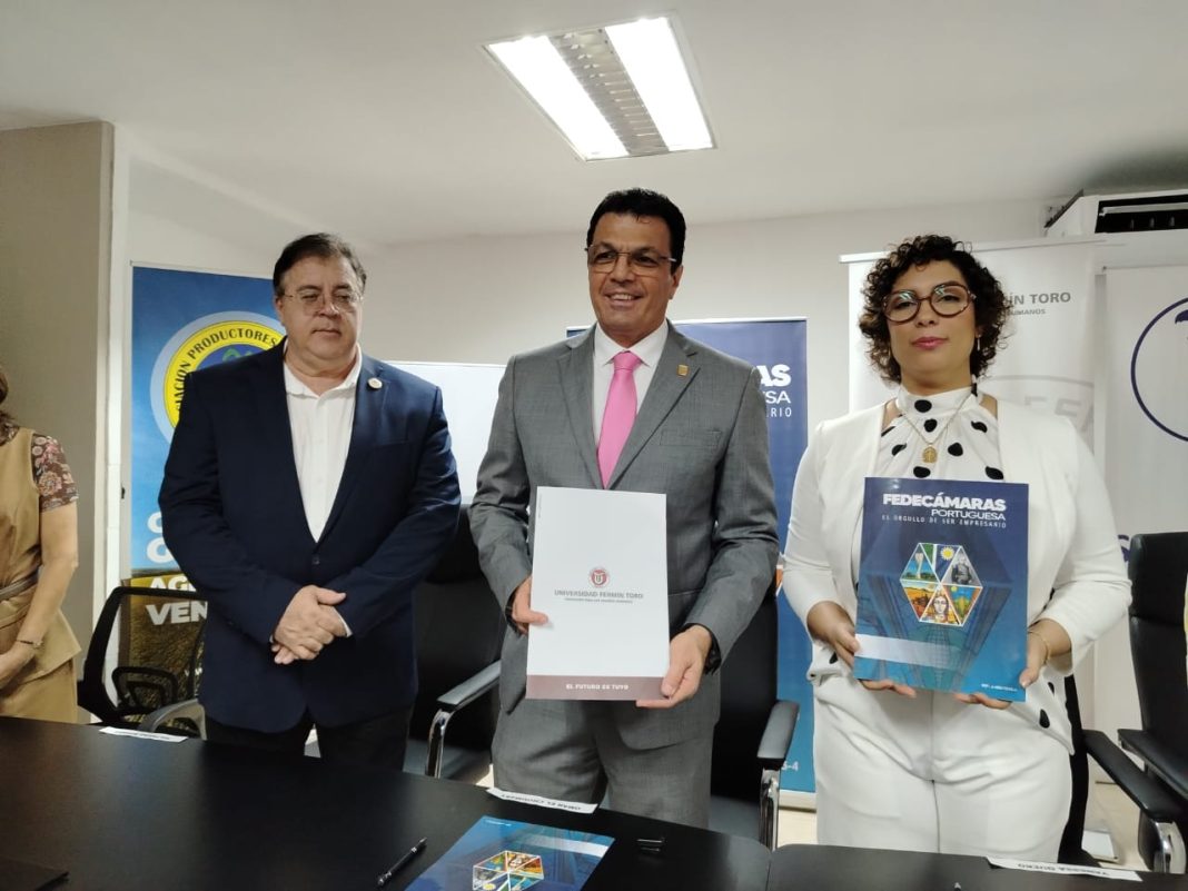 Fedecámaras Portuguesa y Universidad Fermín Toro concretan alianza estratégica