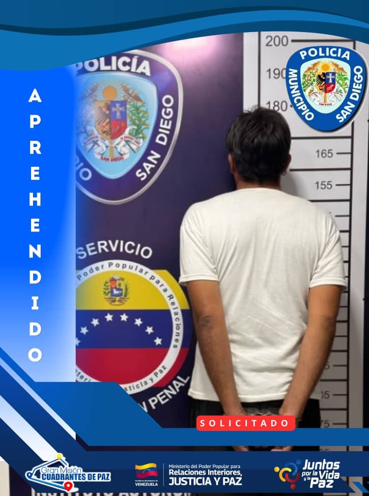 Polisandiego detiene a un ciudadano solicitado por la justicia