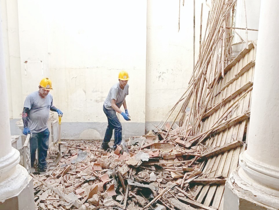 Montalbán: Inician potazo para la reconstrucción del templo Inmaculada Concepción