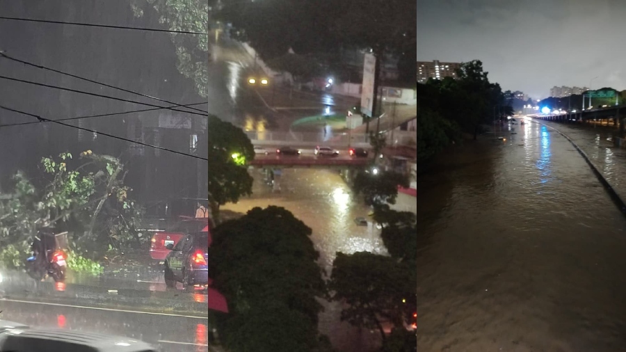 Intensas lluvias causan estragos en Carabobo y la Gran Caracas