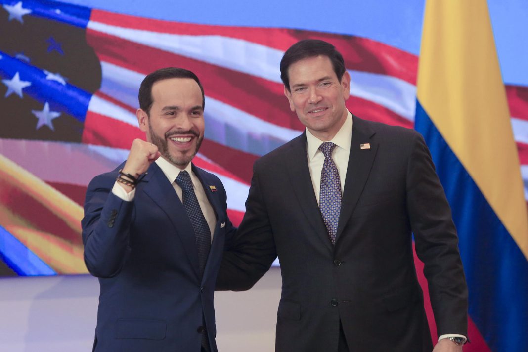 Rubio augura una nueva "época dorada" entre EE UU y Colombia con De la Espriella