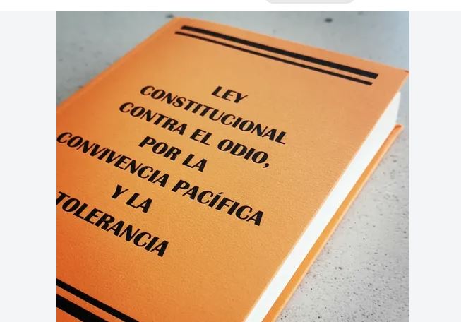 Ejecutivo solicita reforma parcial de la Ley contra el Odio