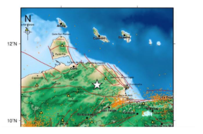 Funvisis reportó cuatro sismos la madrugada de este martes