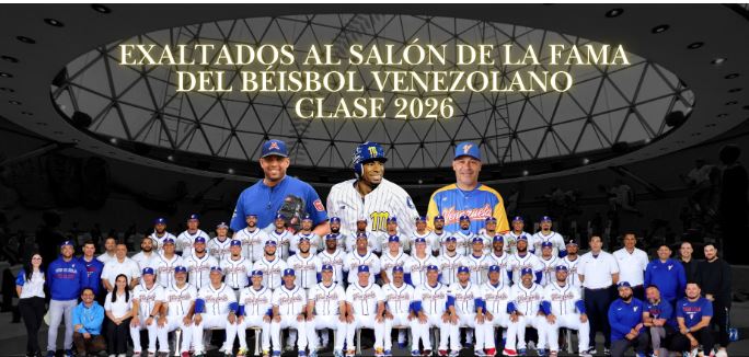 Tres peloteros y el equipo de Venezuela campeón del Clásico Mundial de Béisbol elevados al Salón de la Fama